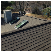 Repaired Roof Area